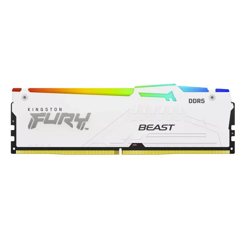64Gb Ddr5 6000Mhz Cl30 2X32Gb Desktop - Kingston FURY White RGB 32G(2x16GB) 64GB